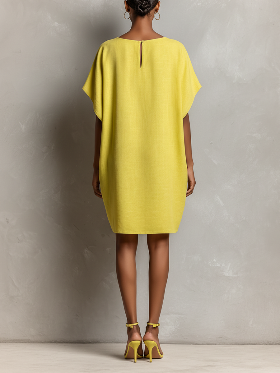 Crystal | Women’s Lime Yellow Linen-Blend