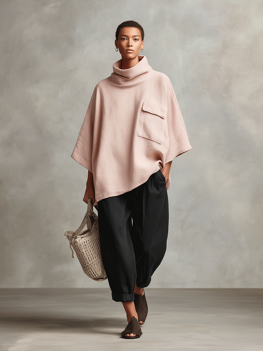 Sophie | Pink Bohemian Tie Pocket