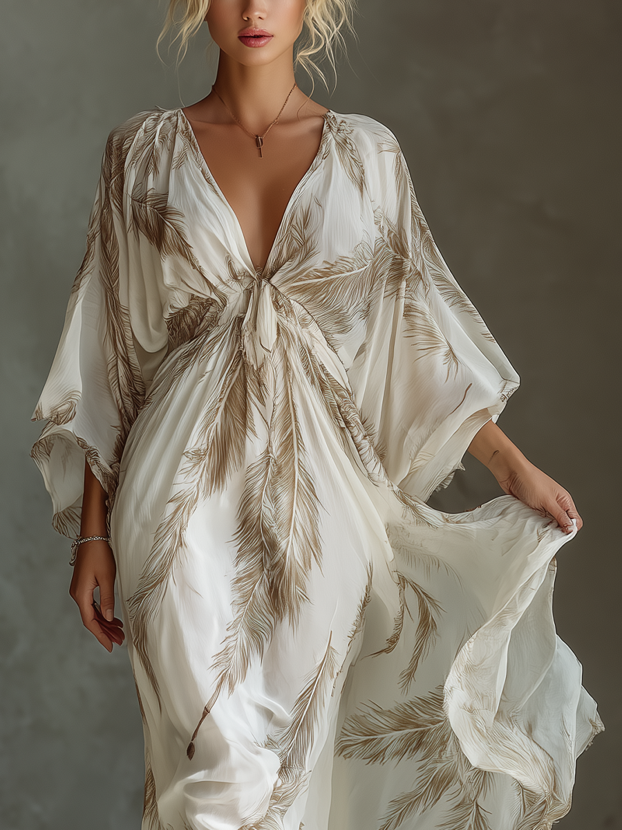 Gwen | Ivory Taupe Chiffon Fabric