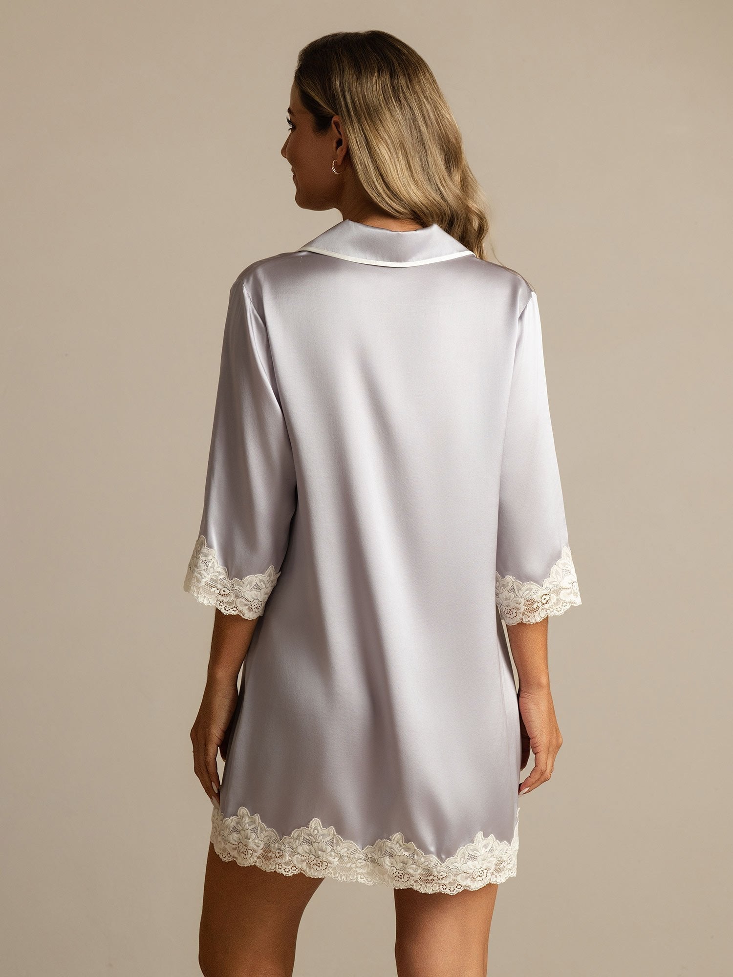 Lara | Chic Lace Trim Nightgown