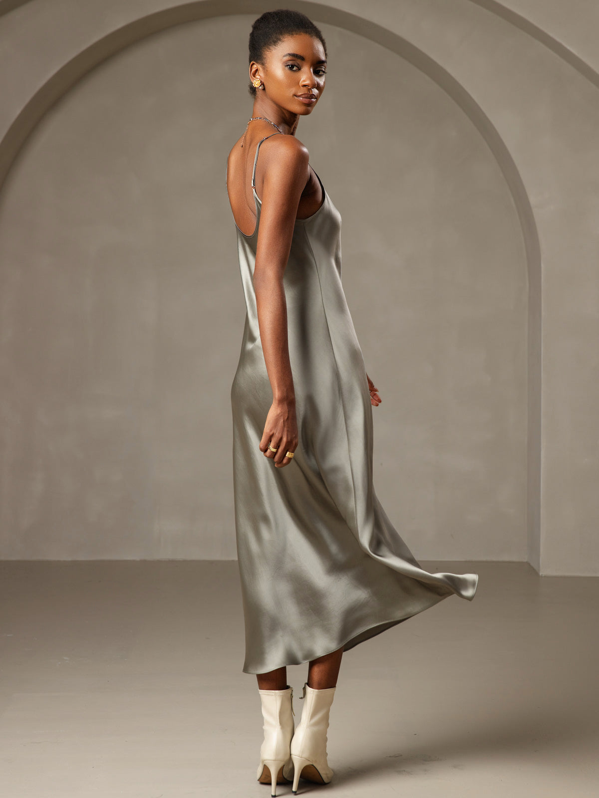 Andrea | Long Silk Nightgown