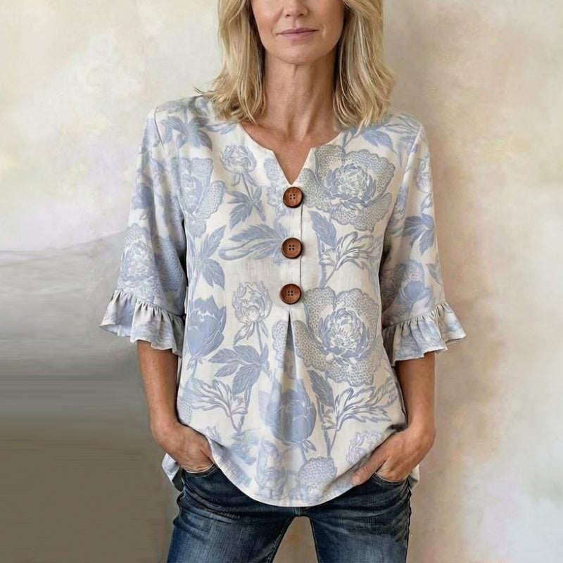 Zelda | Vintage Floral Blouse