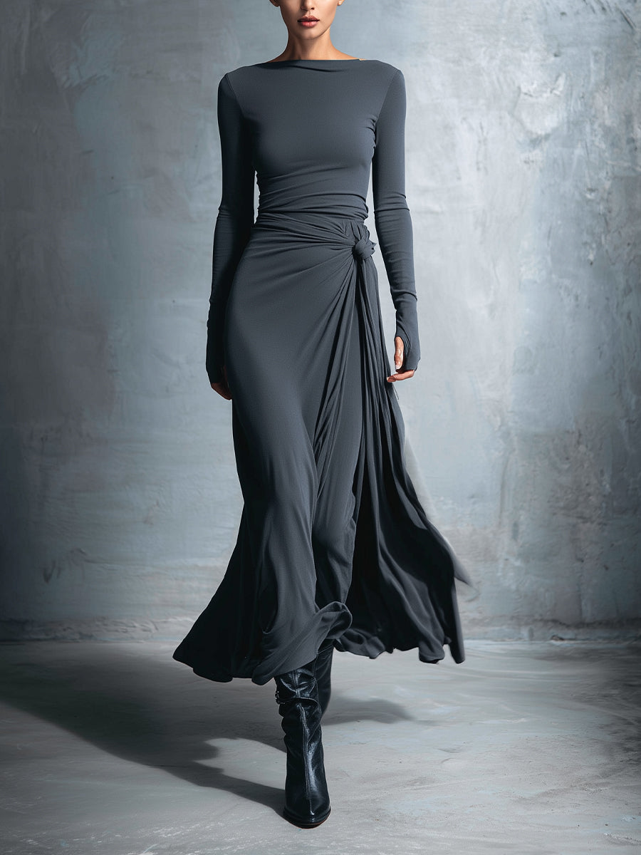 Layla | Gray Exquisite Stretch Blended