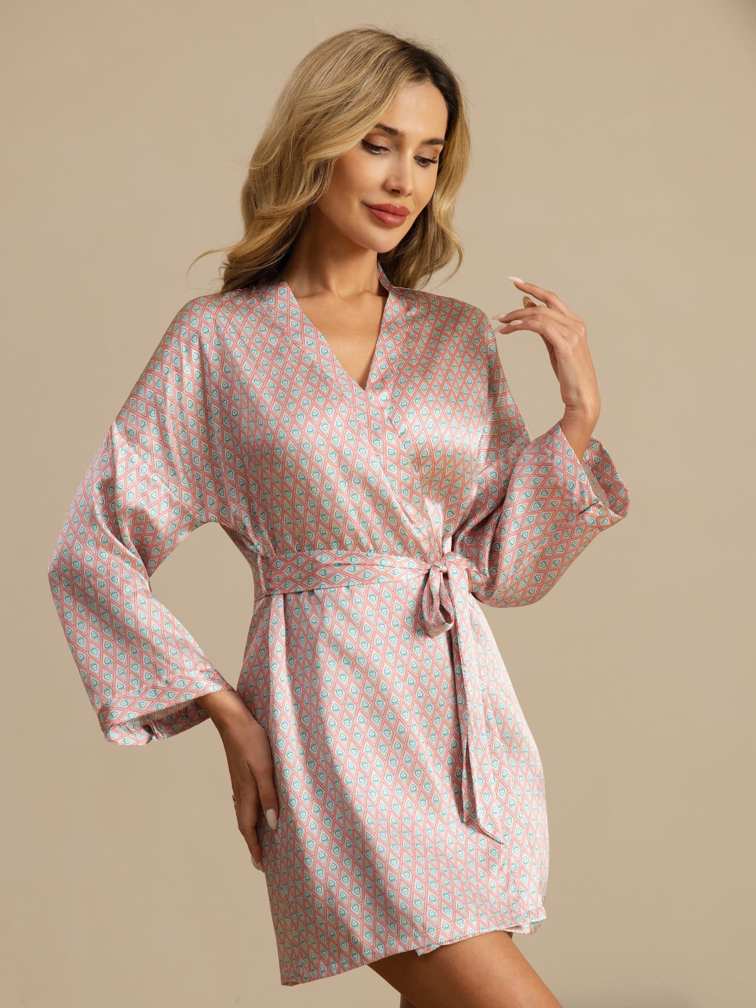 Luna | Short Silk Nightgown