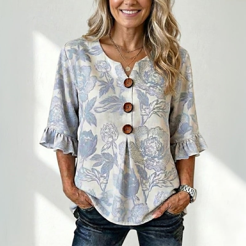 Zelda | Vintage Floral Blouse