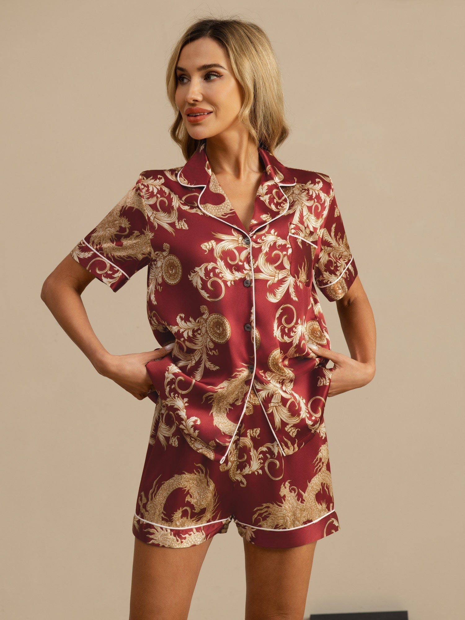 Gwen | Button-Up Pyjama Set
