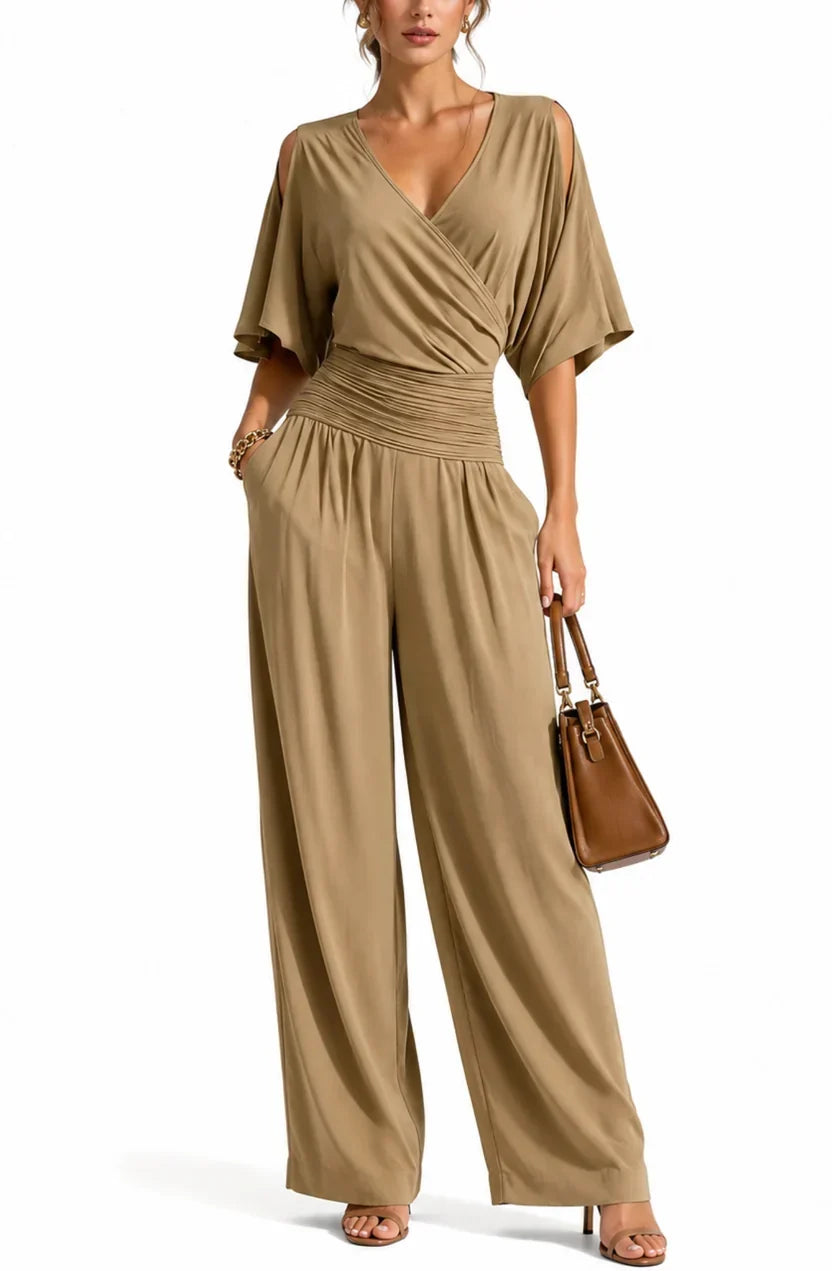 Rosemary™ - Wrap V-Neck Jumpsuit