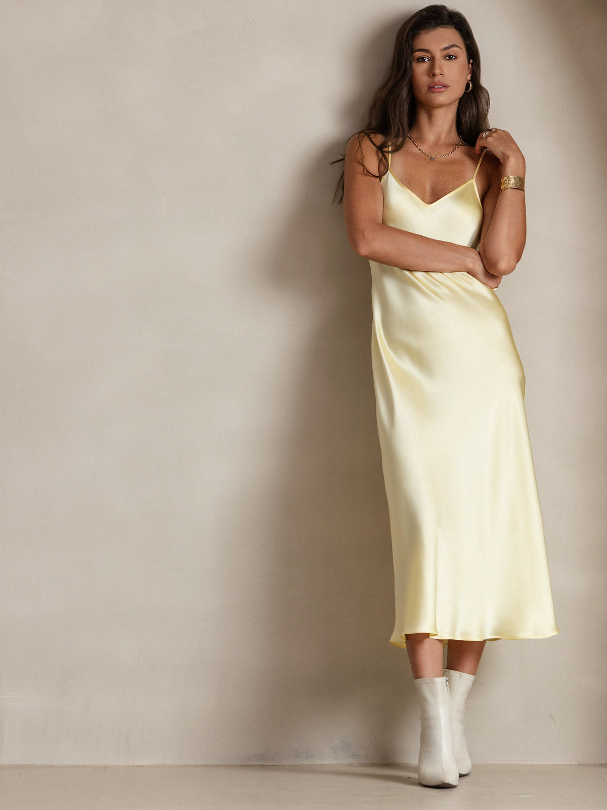 Andrea | Long Silk Nightgown