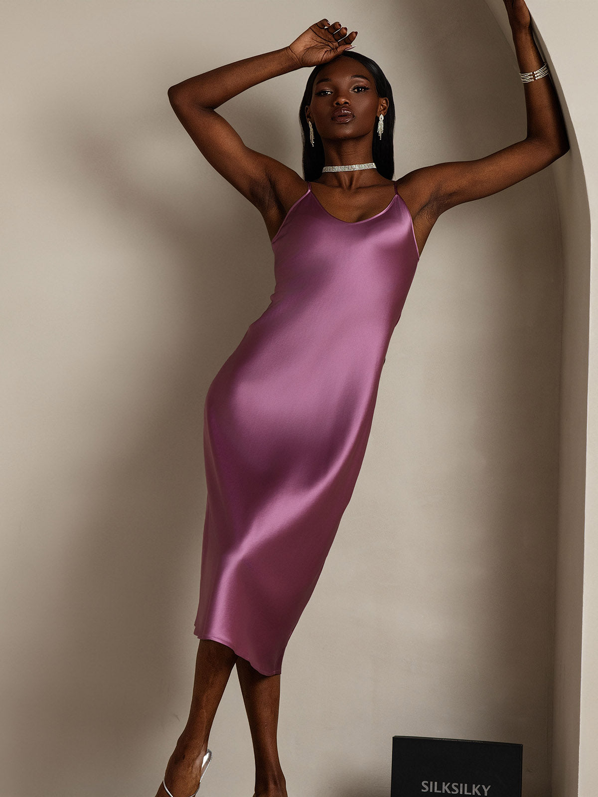 Andrea | Long Silk Nightgown