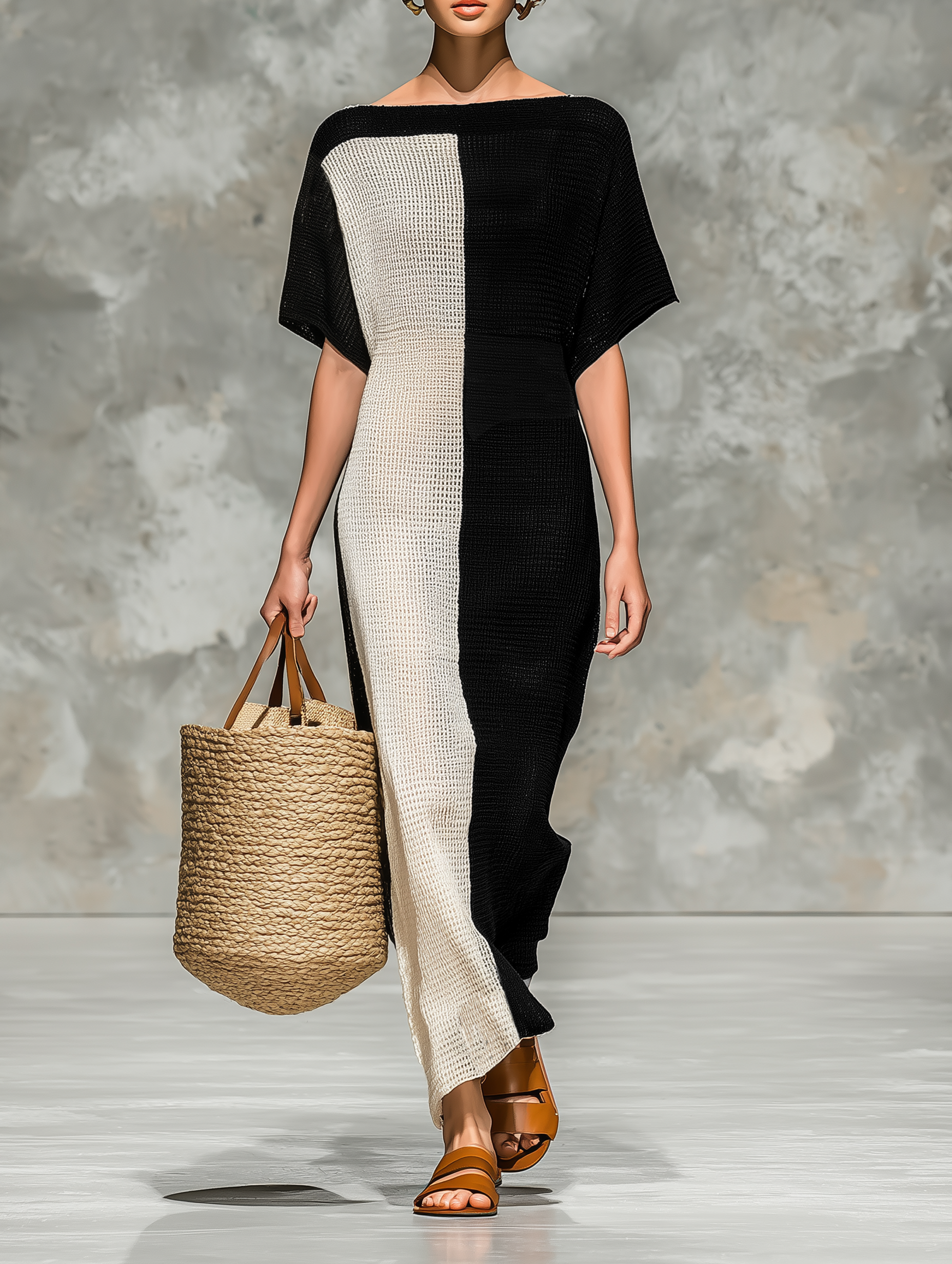 Jade | Knitted Boat Neck Short-sleeved