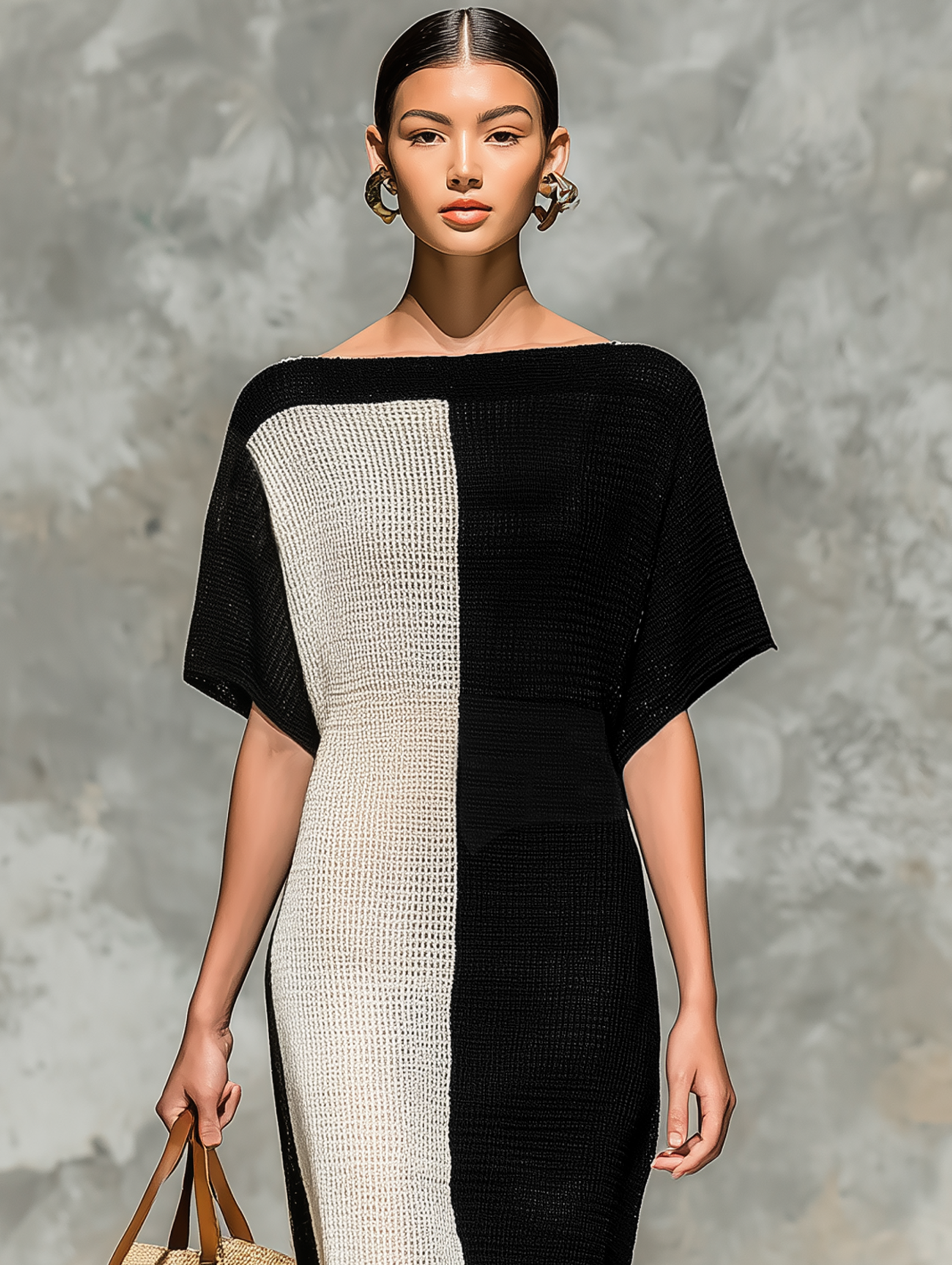 Jade | Knitted Boat Neck Short-sleeved