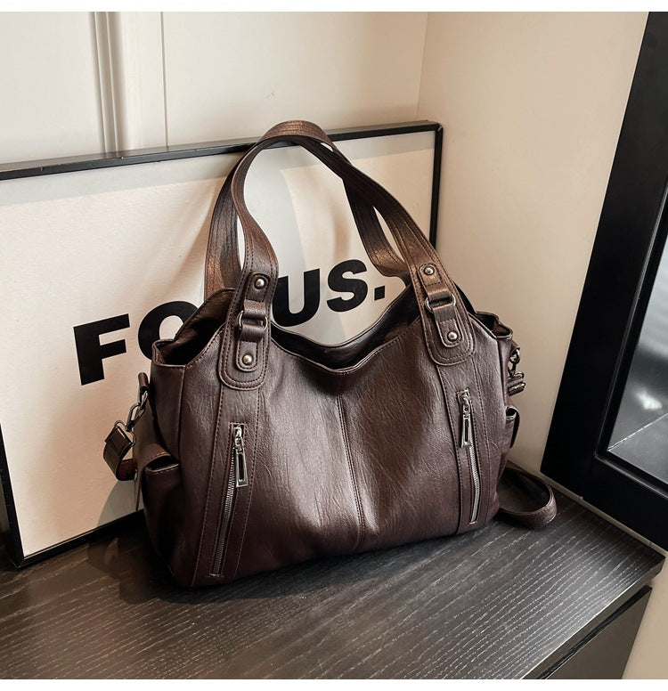 Rae | Classic Leather Handbag