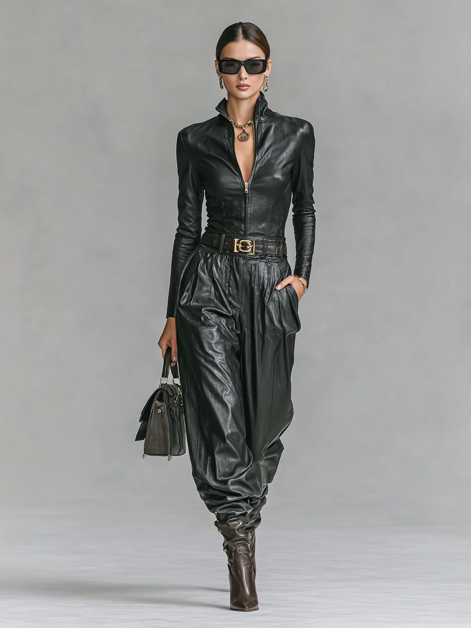 Skye | Fashion PU Leather Slim