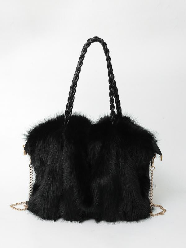 Charlotte | Velvet Tote Bag