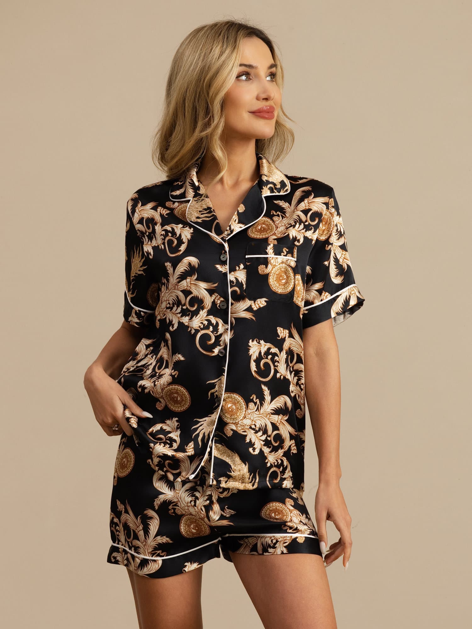 Gwen | Button-Up Pyjama Set