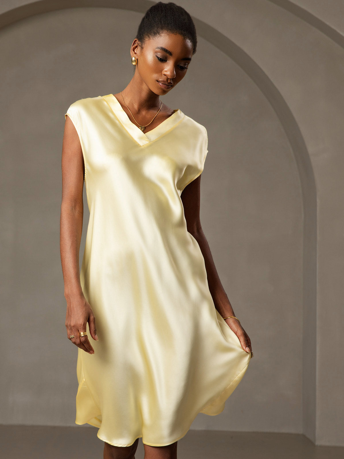 Agatha | Cap Sleeve Nightgown