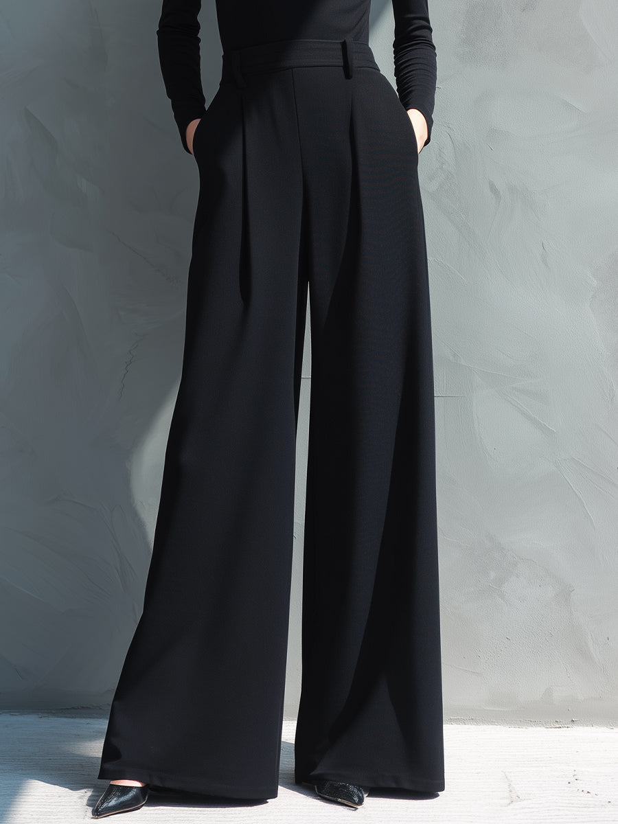 Sarah | Black Classic Knit Turtleneck