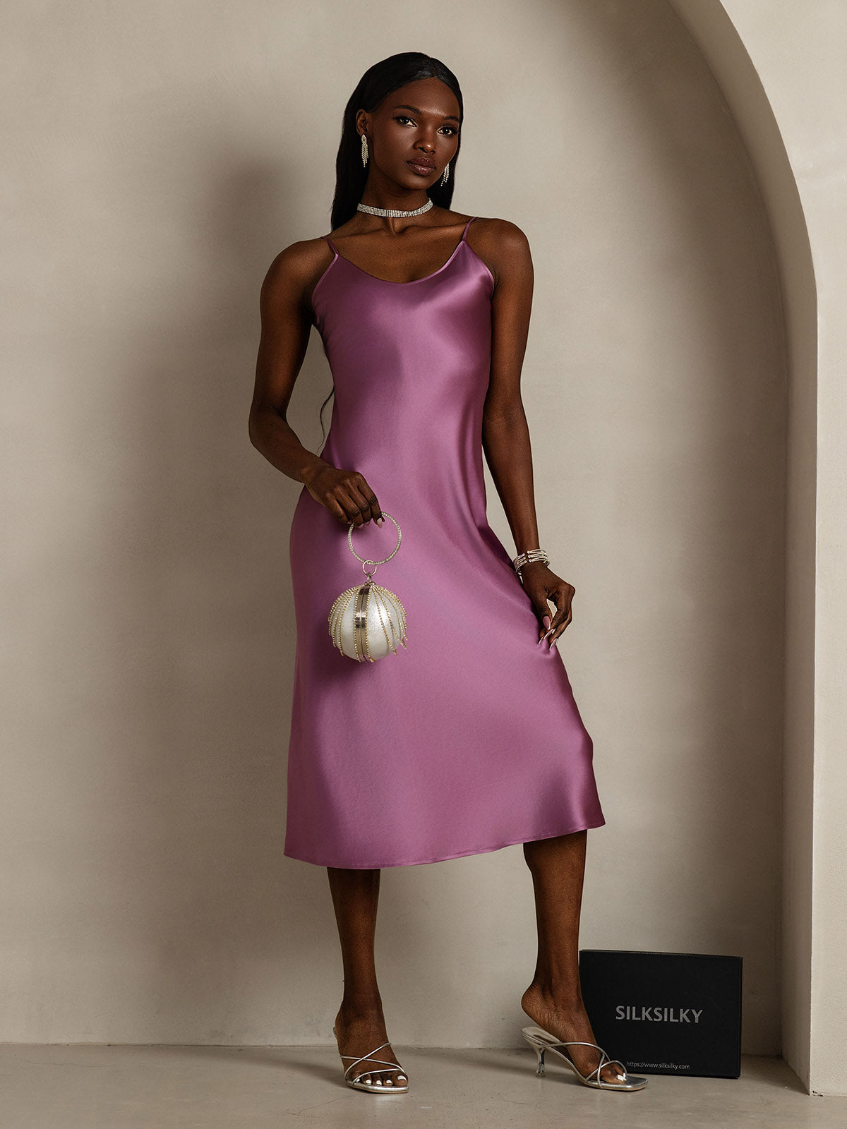 Andrea | Long Silk Nightgown
