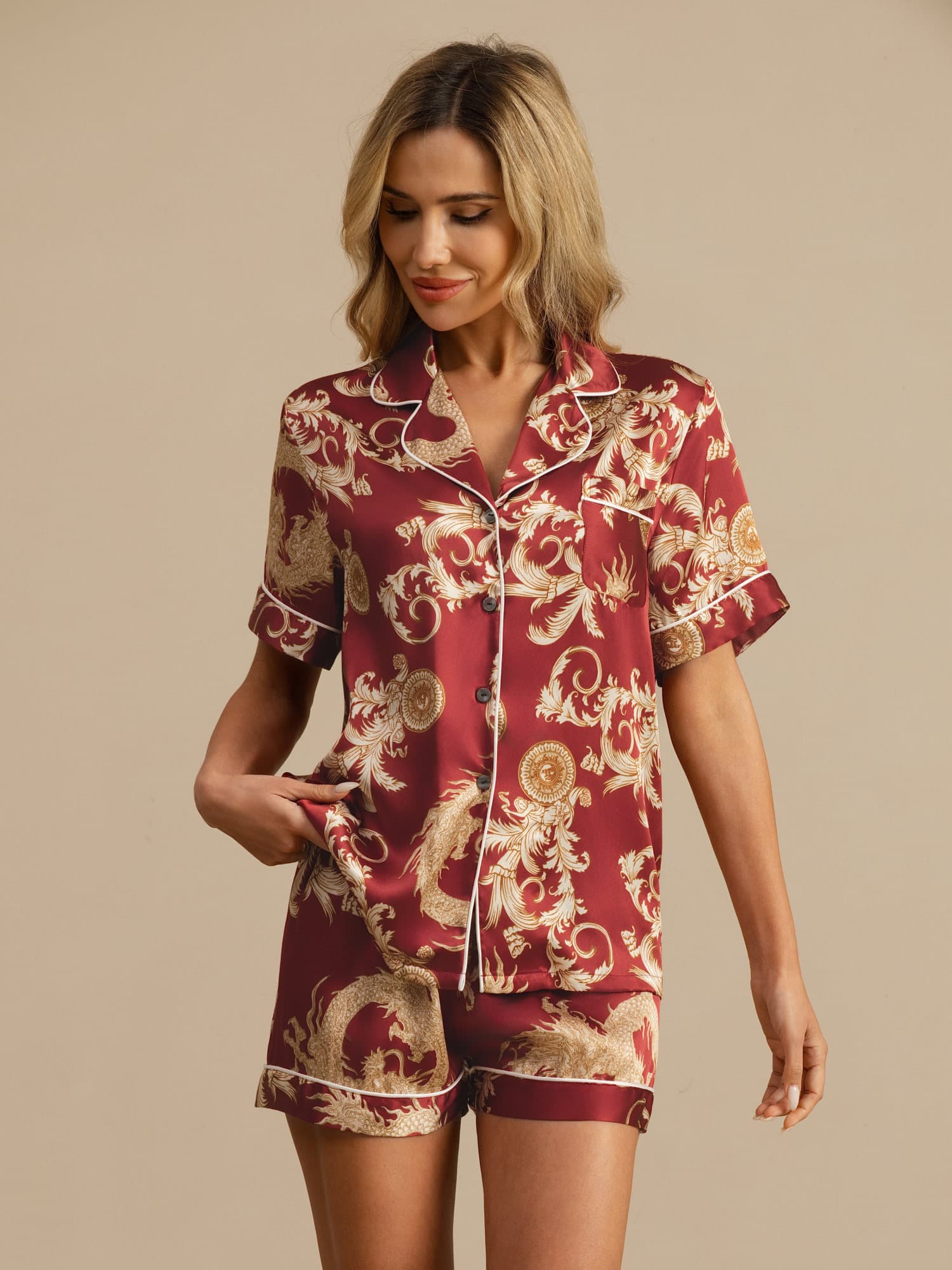 Gwen | Button-Up Pyjama Set