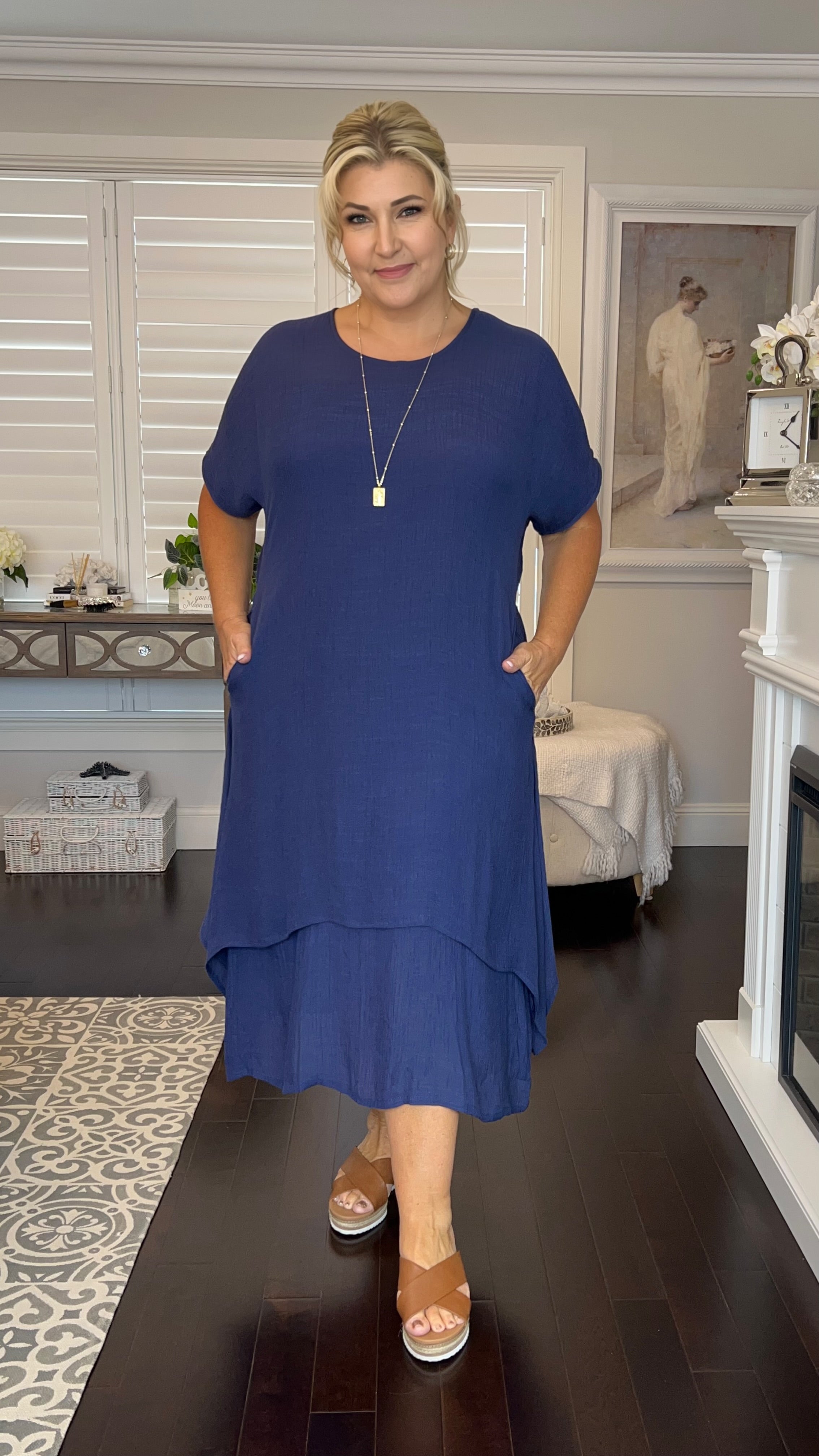 Margaret | Brigitte Floral Relaxed Dress