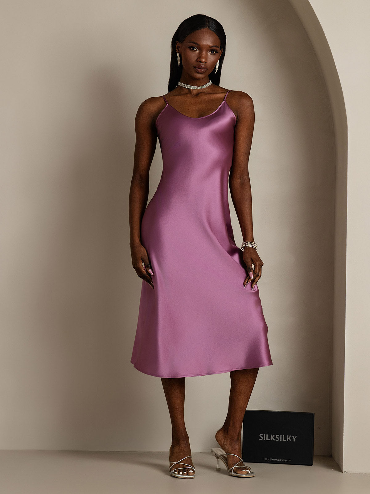 Andrea | Long Silk Nightgown