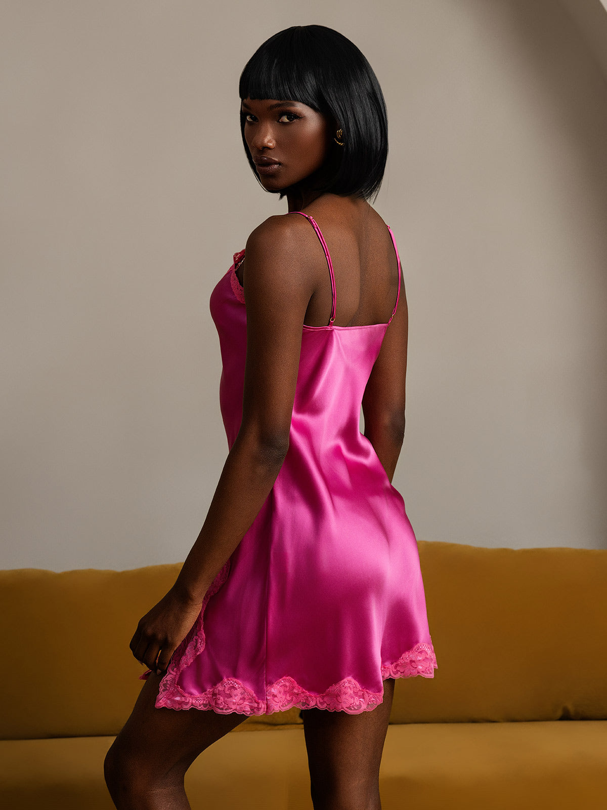 Isabel | Couture Lace Trim Nightgown