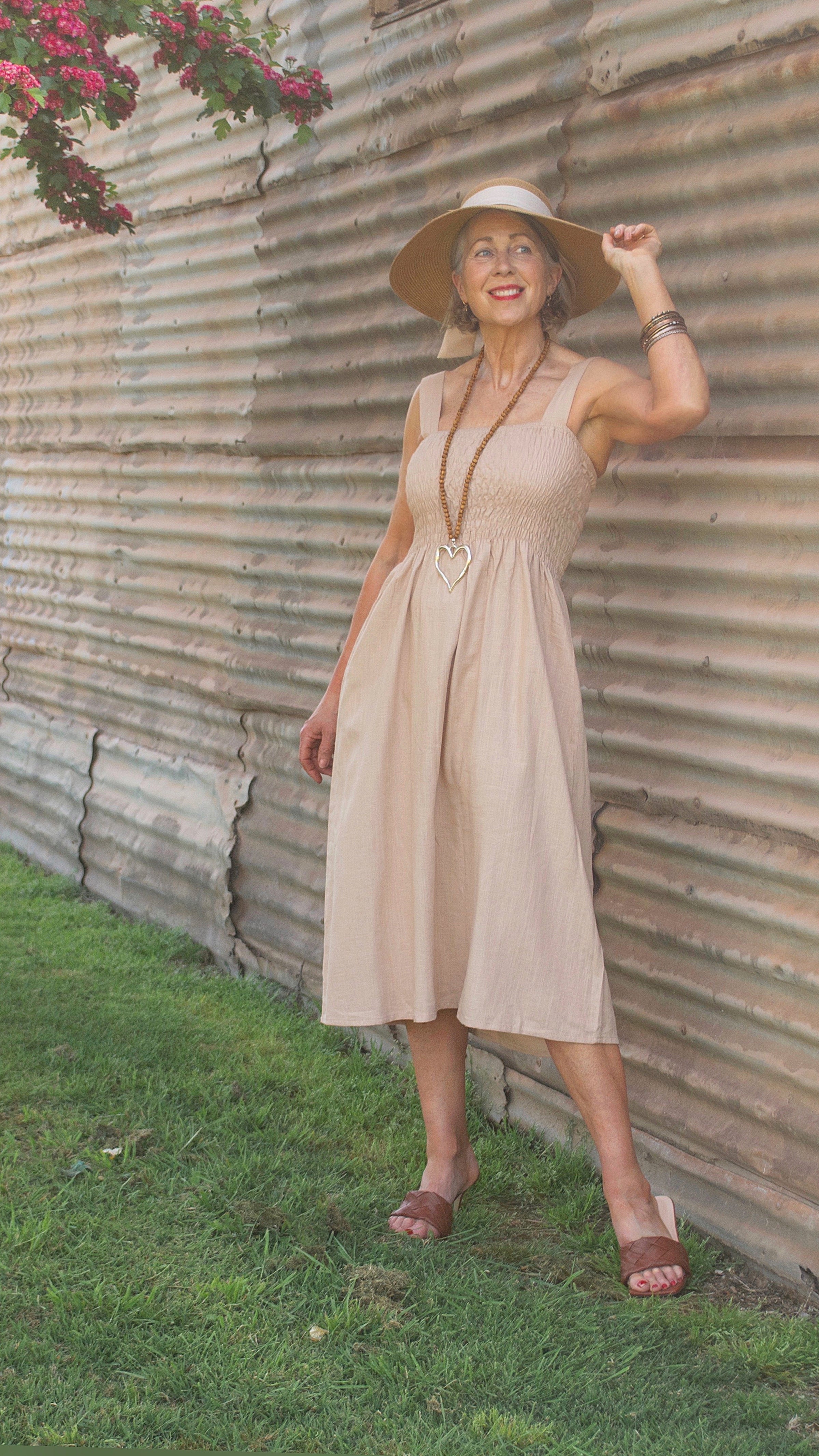 Blythe | Linen 2-in-1 Maxi Dress