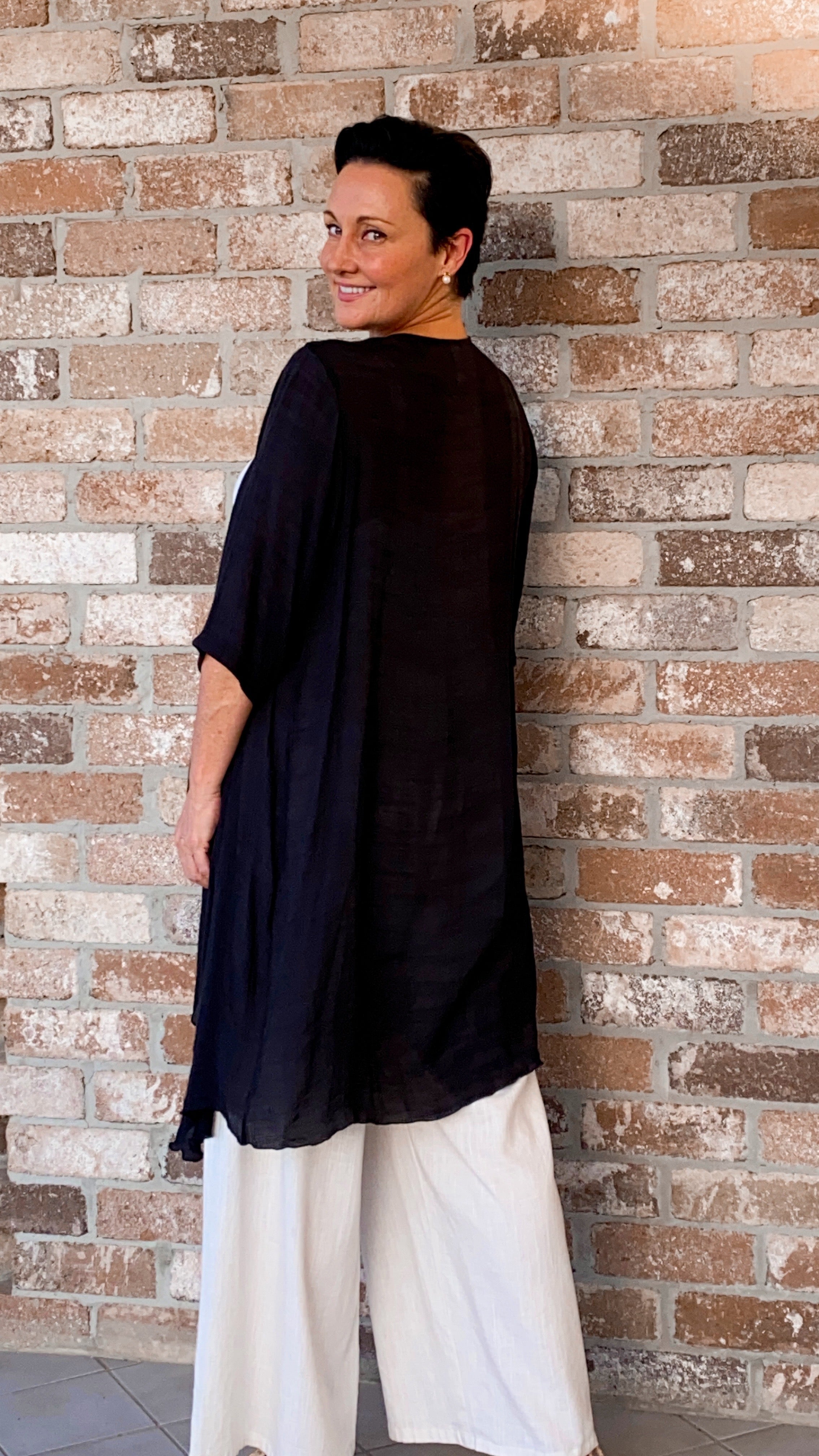 Elise | Infinity Jacket Classic Black