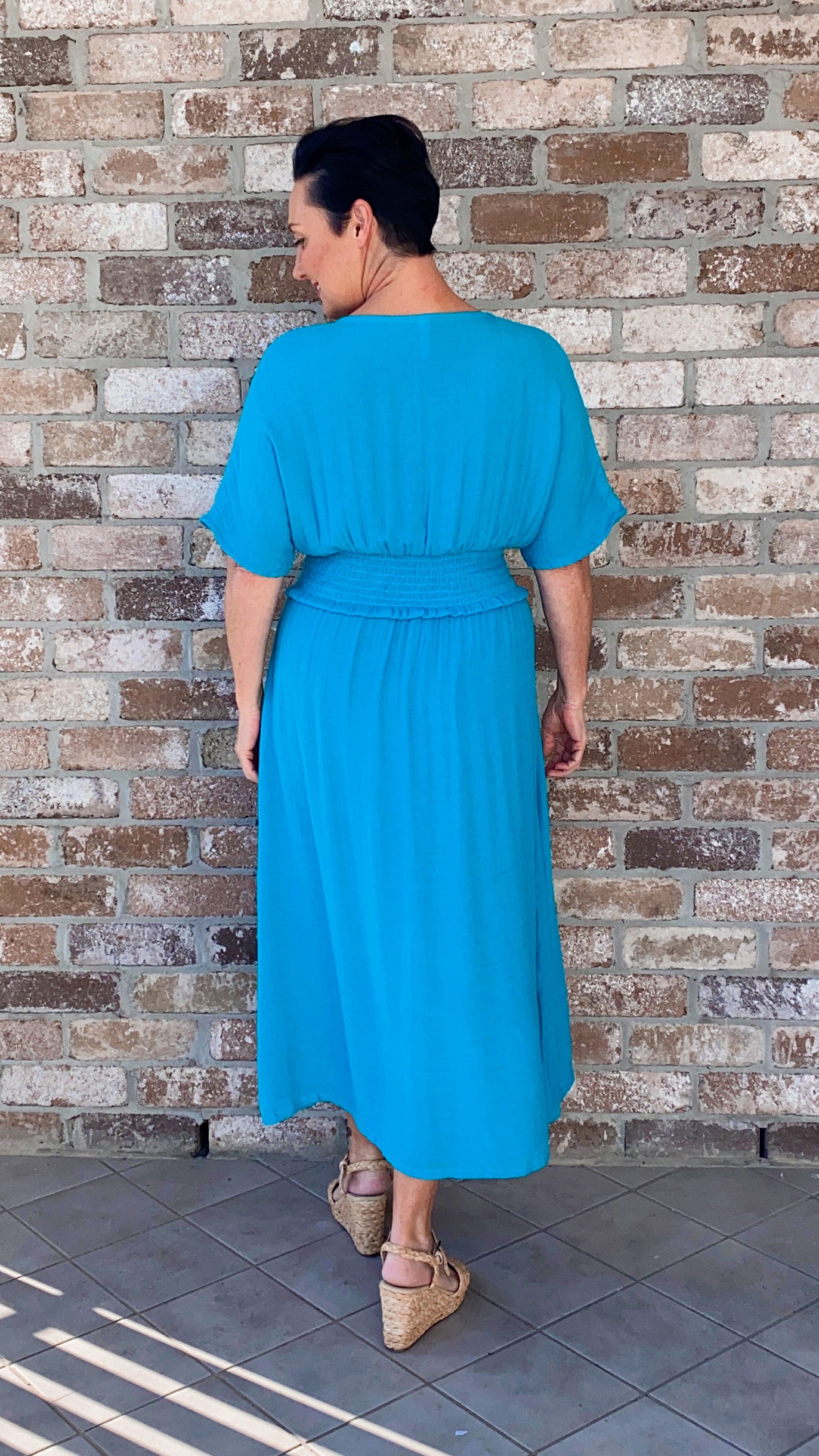 Rosalind | Poppy Slouchy Midi Dress