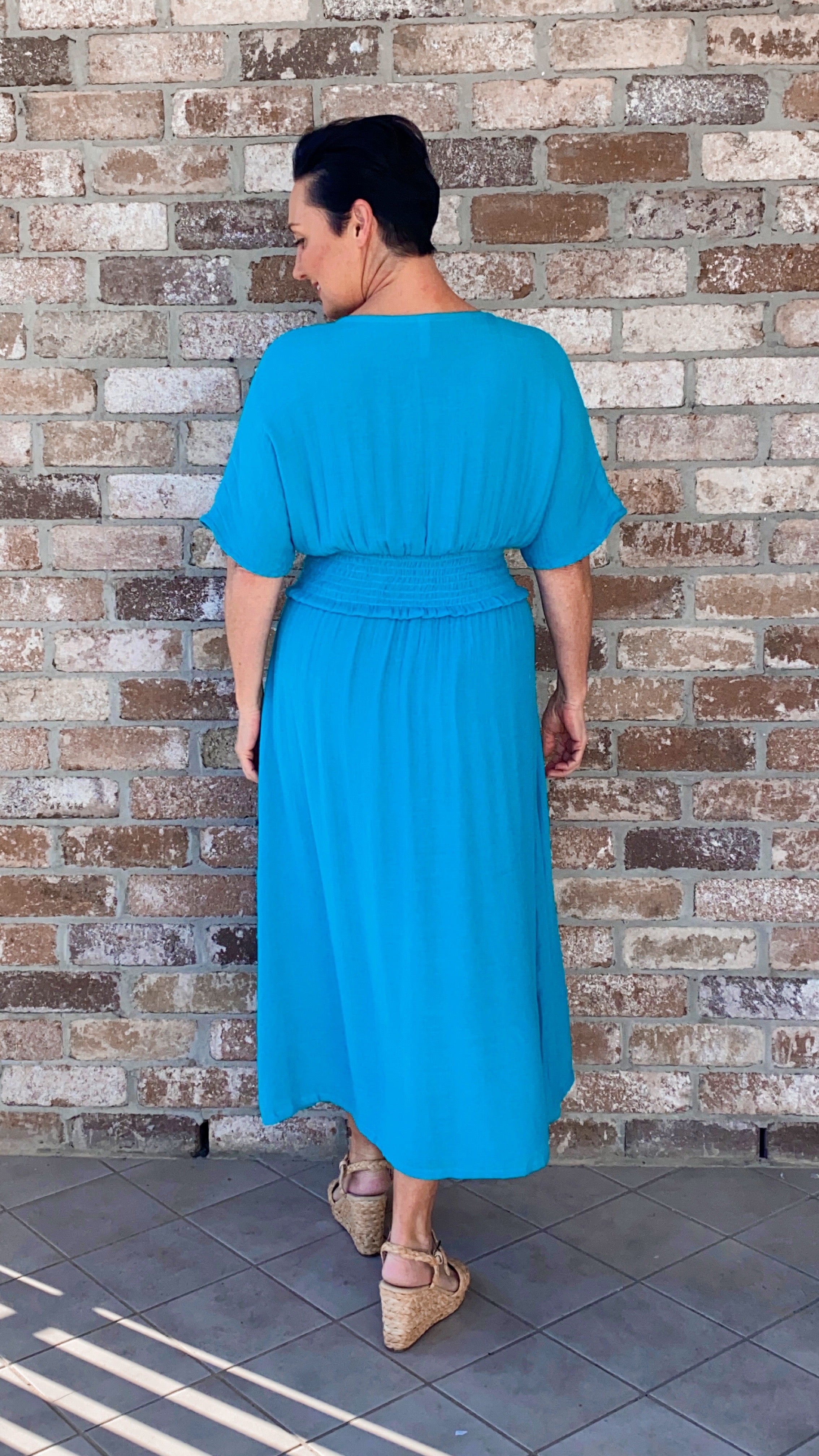 Rosalind | Poppy Slouchy Midi Dress