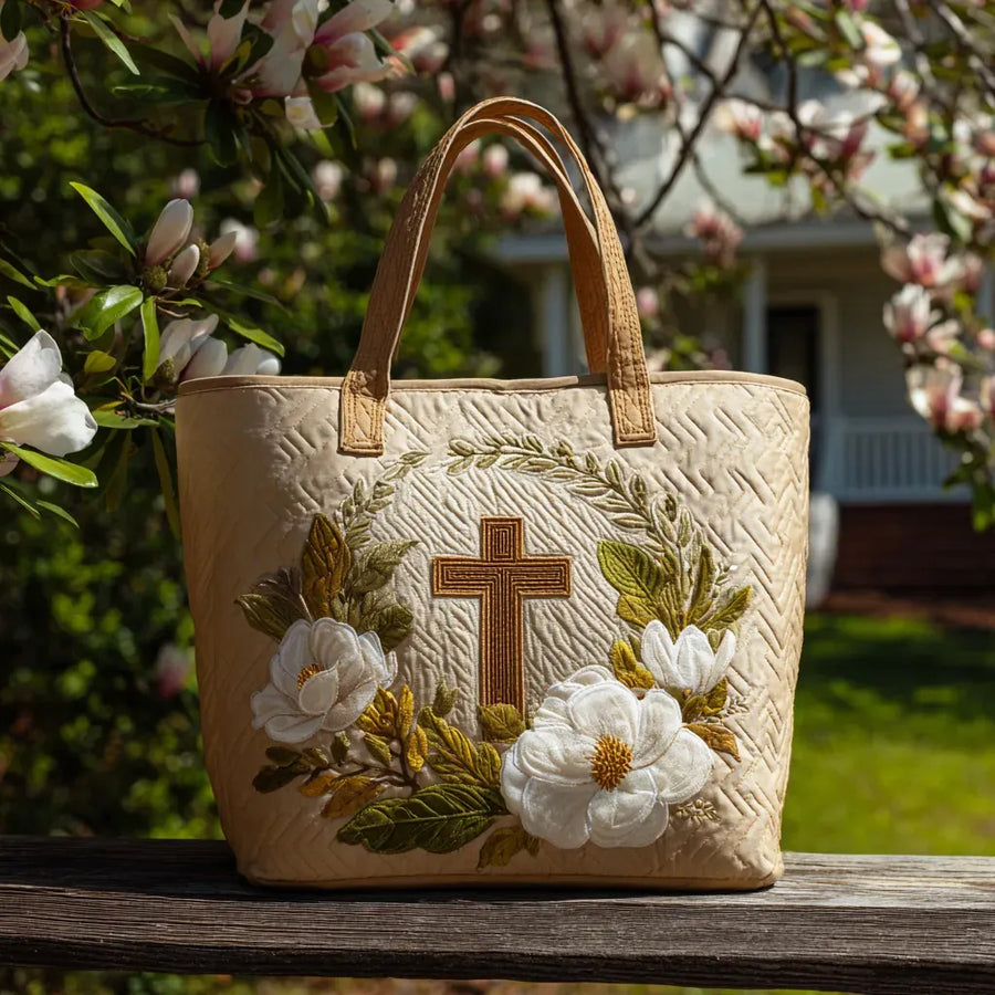 Artisan Tote - Sacred Cross