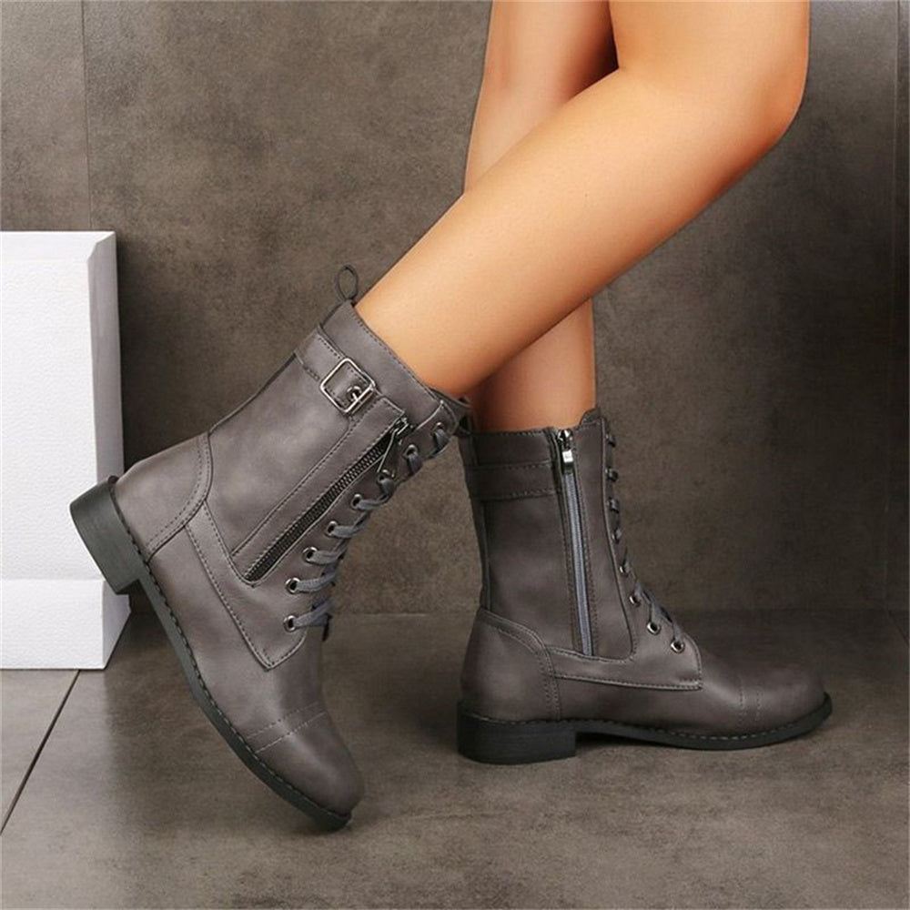Dana | Toe Side Zipper Orthopedic Boots