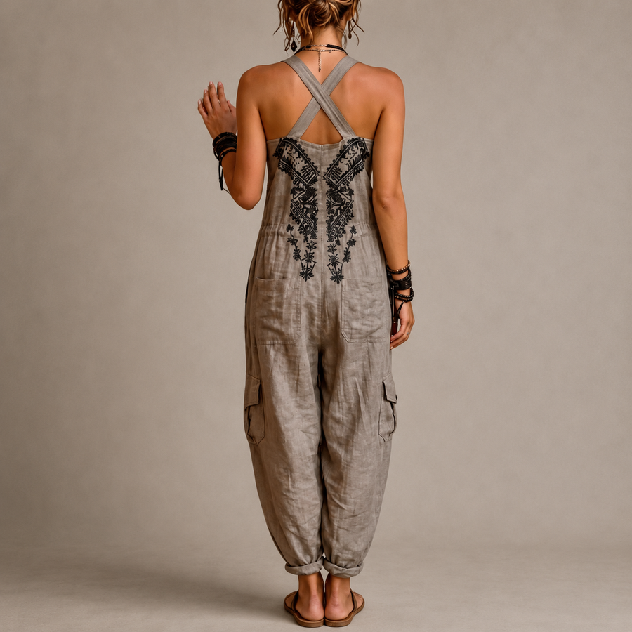 Astrid™ – Bohemian Embroidered Jumpsuit