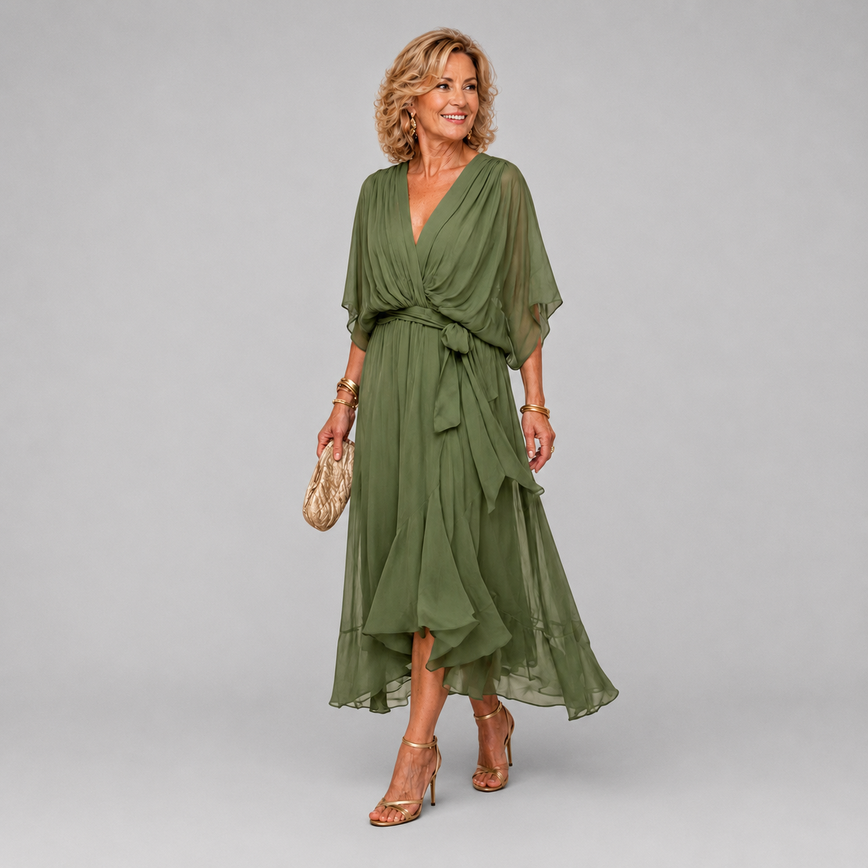 Marianne | Relaxed Draped Wrap Maxi Dress