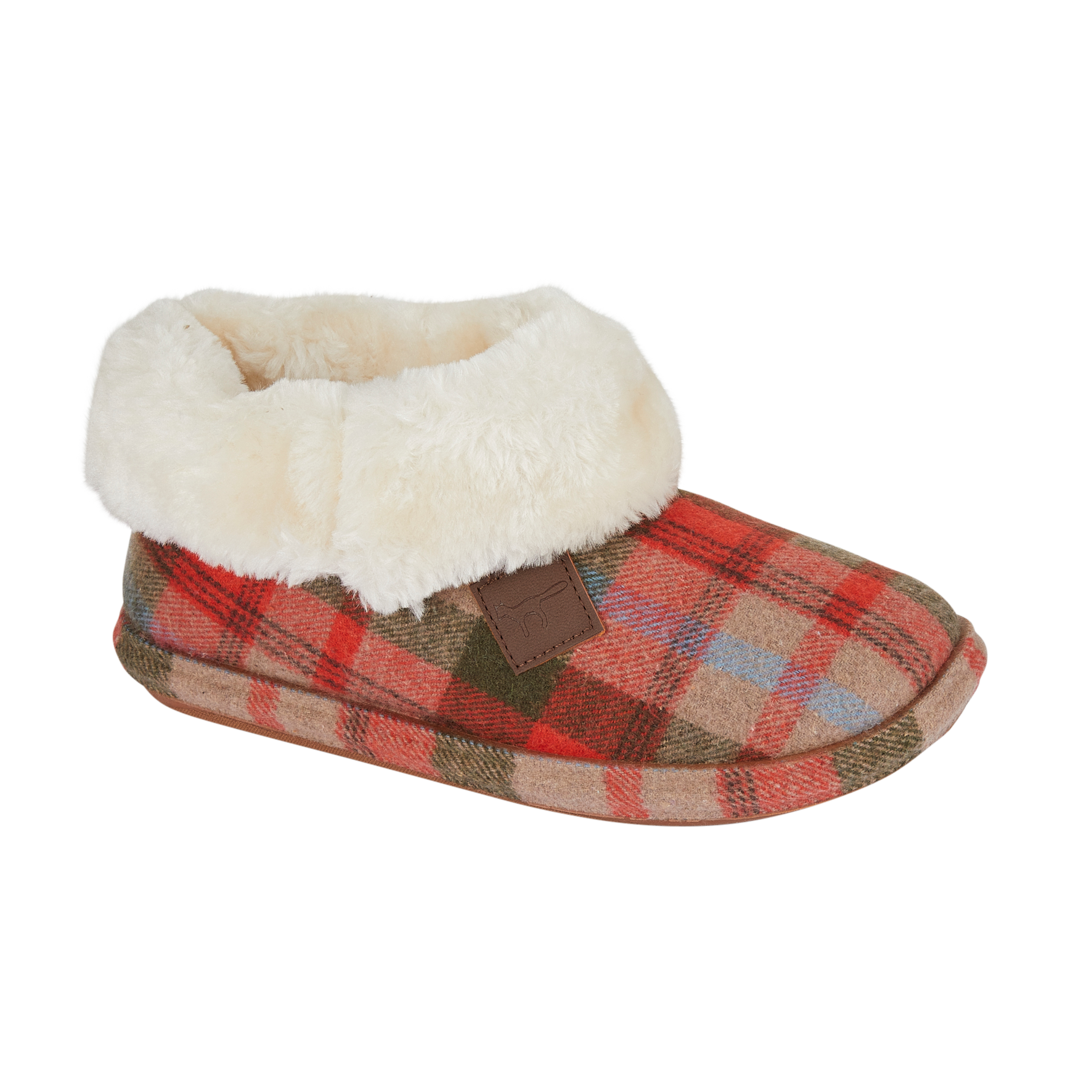 Quinn | Tartan Bootee Slippers