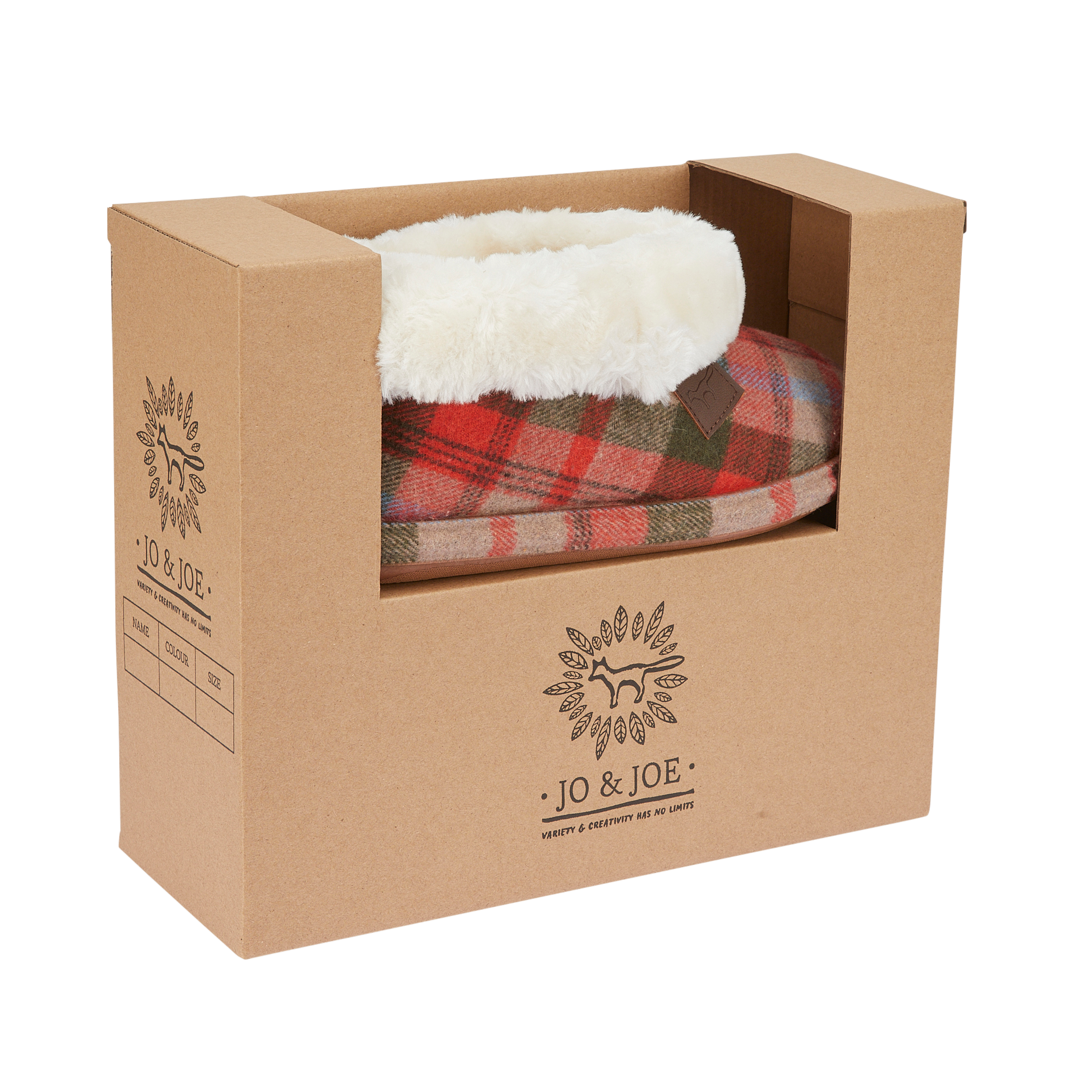 Quinn | Tartan Bootee Slippers