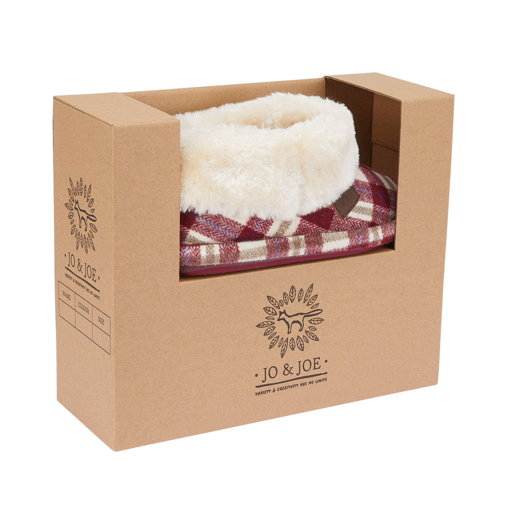 Quinn | Tartan Bootee Slippers