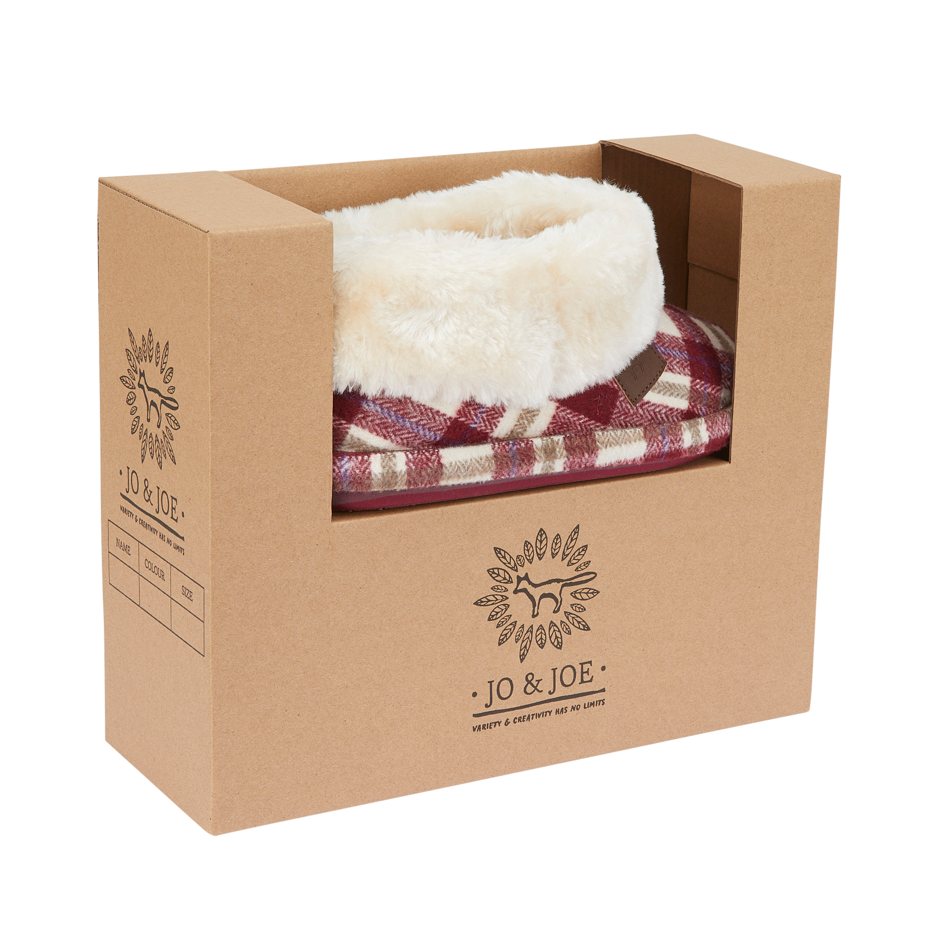 Quinn | Tartan Bootee Slippers