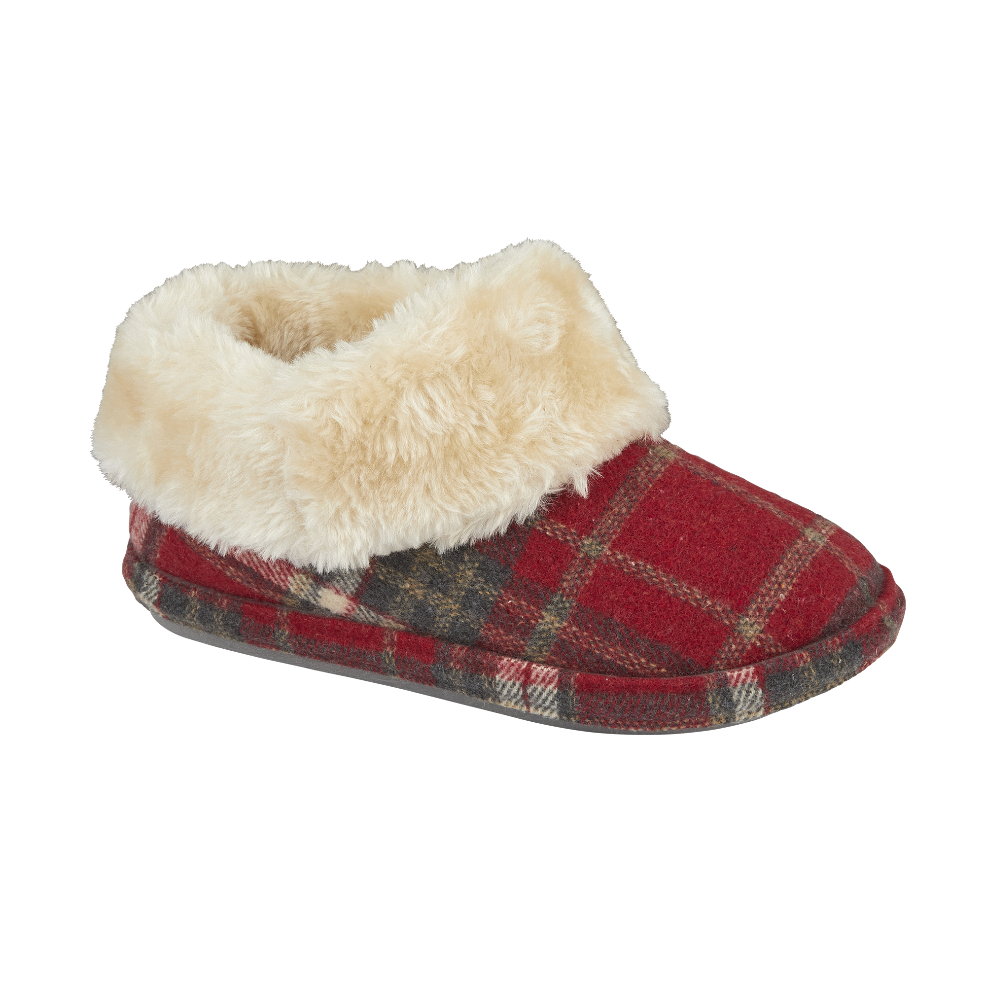 Quinn | Tartan Bootee Slippers