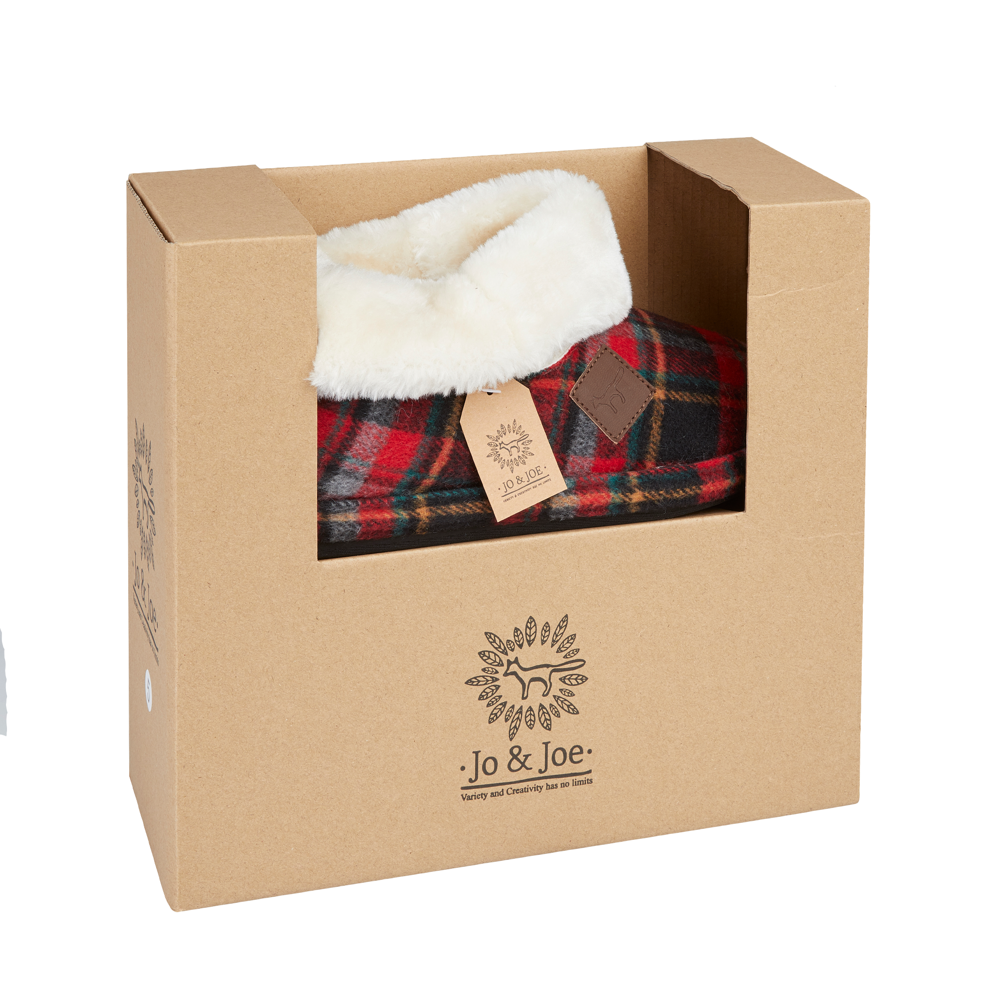 Quinn | Tartan Bootee Slippers