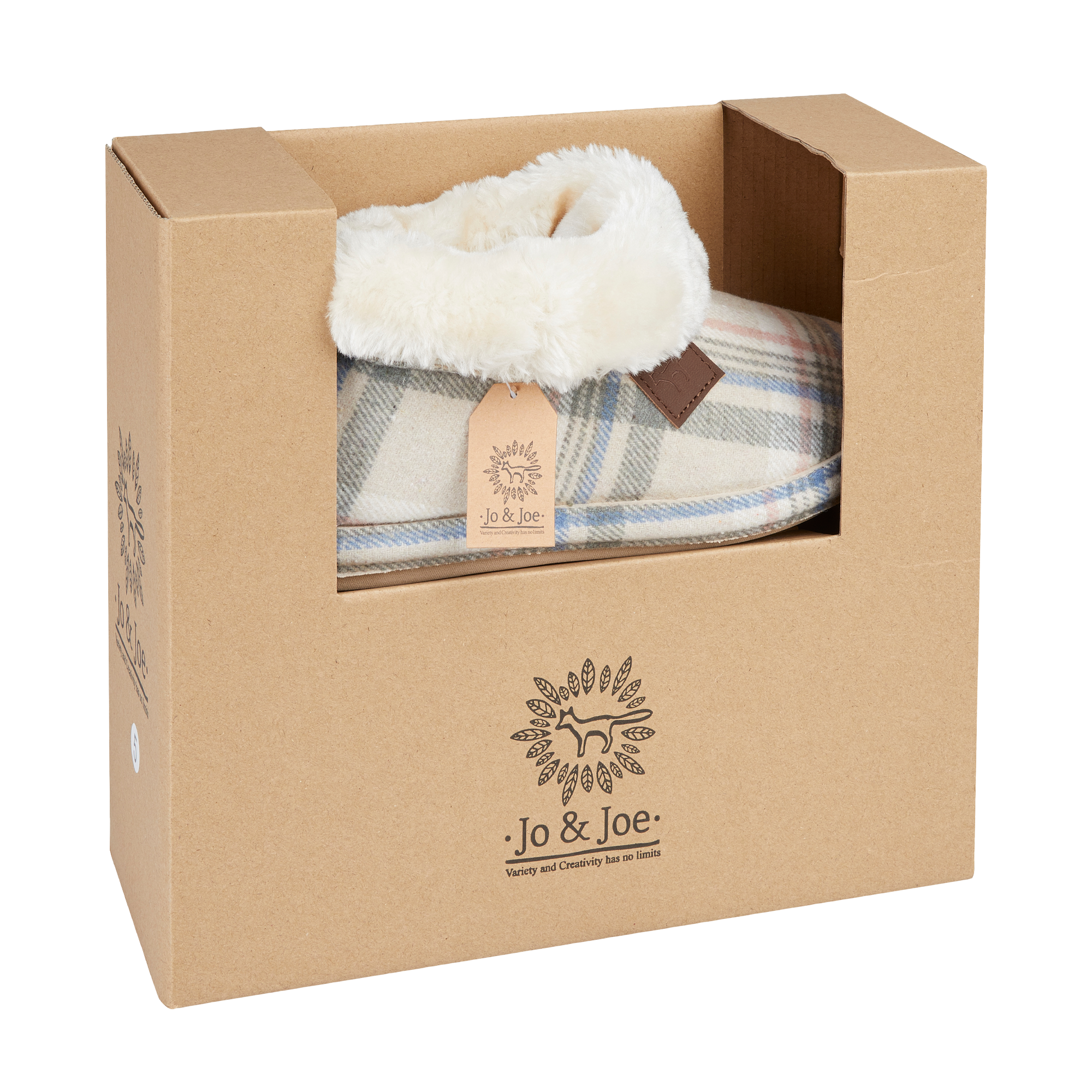 Quinn | Tartan Bootee Slippers