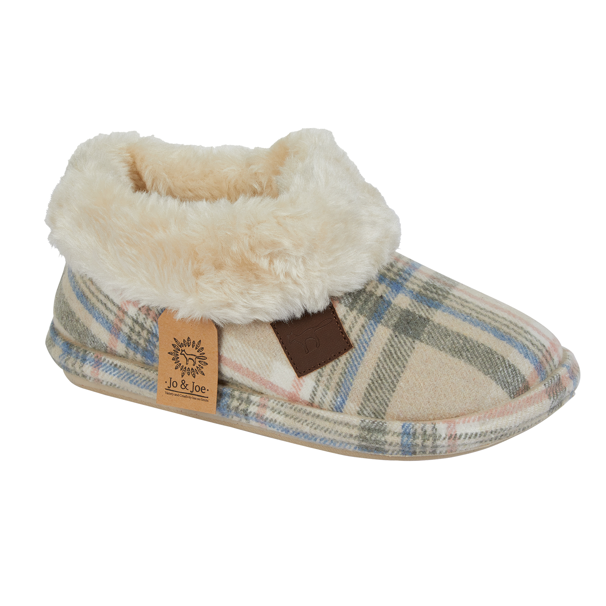 Quinn | Tartan Bootee Slippers