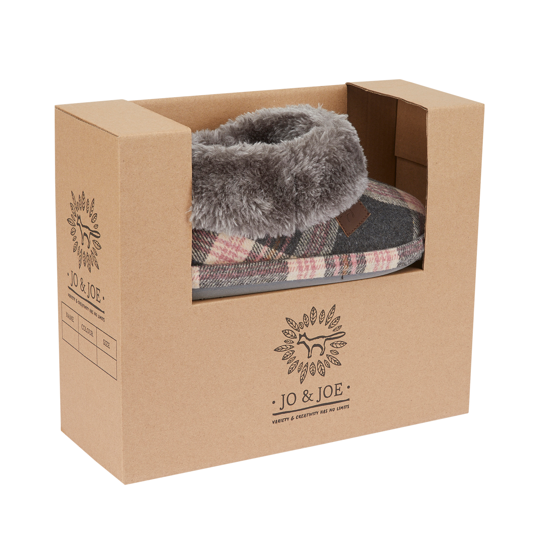 Quinn | Tartan Bootee Slippers