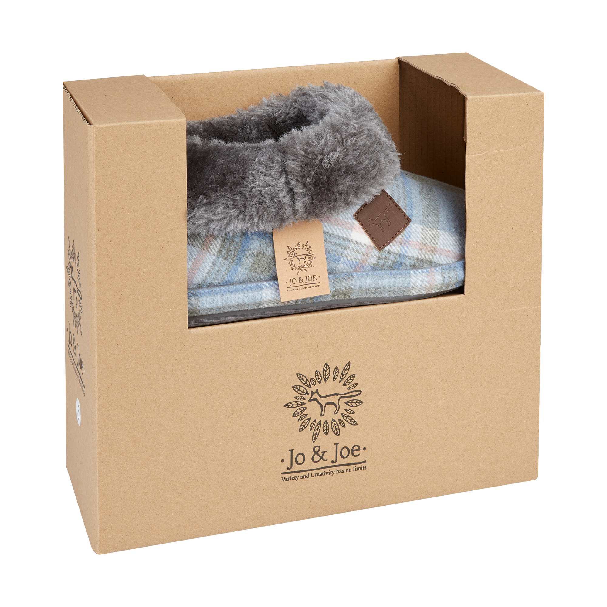 Quinn | Tartan Bootee Slippers