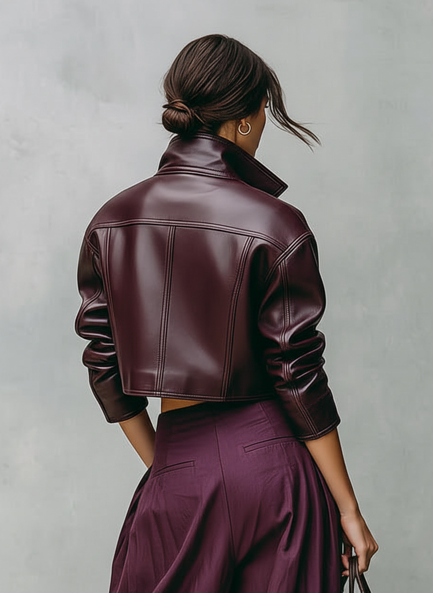 Marie | Loose PU Leather Short