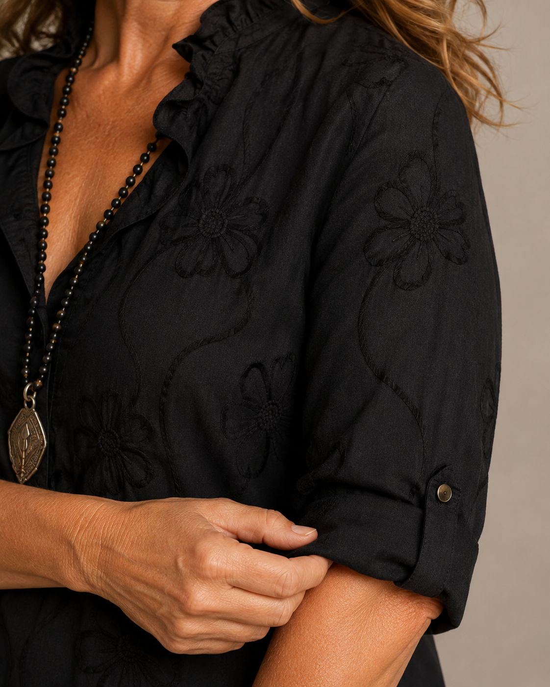 Sienna | Floral tummy-concealing dress for women