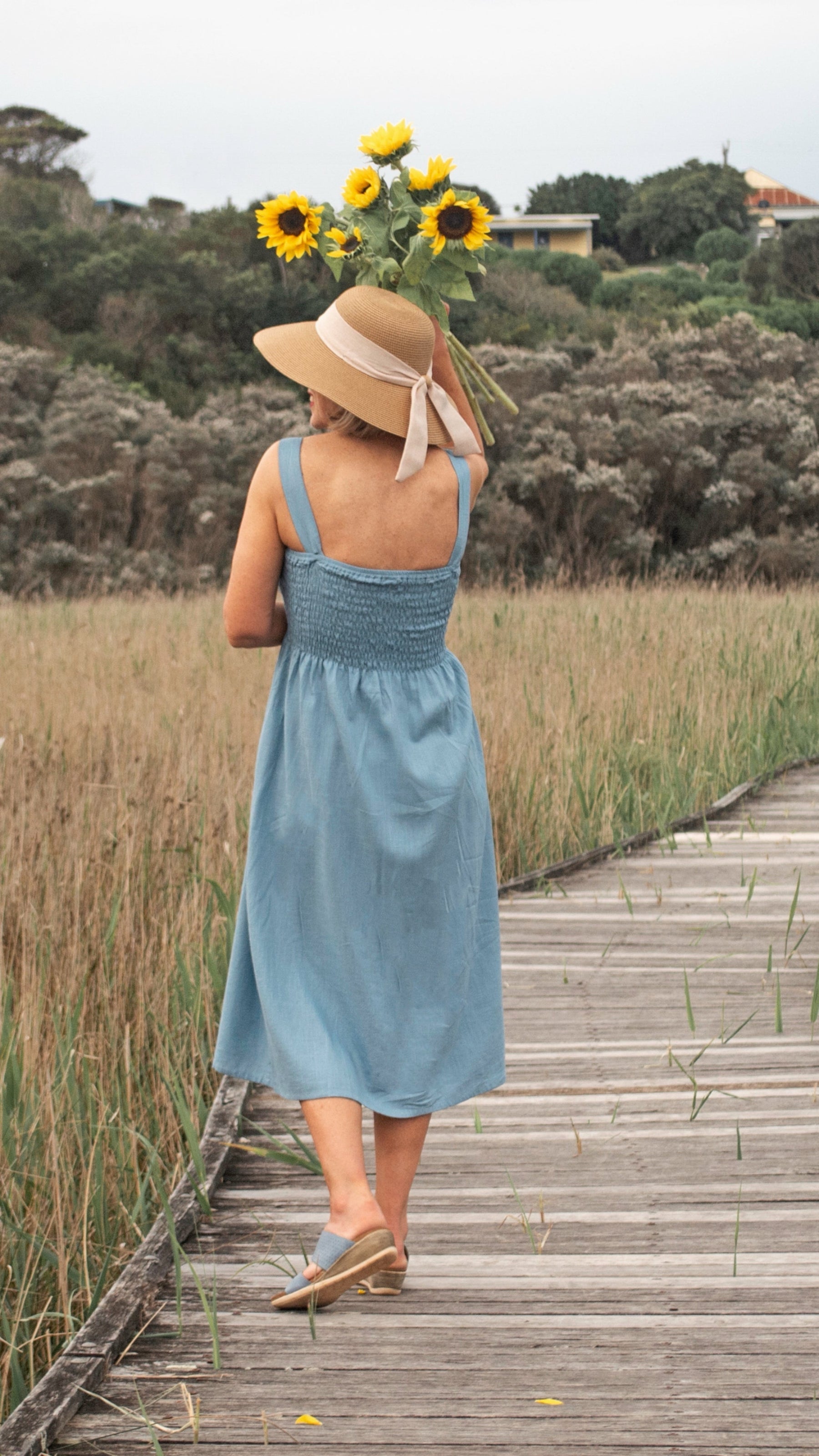 Adele | Linen 2-in-1 Wrap Dress