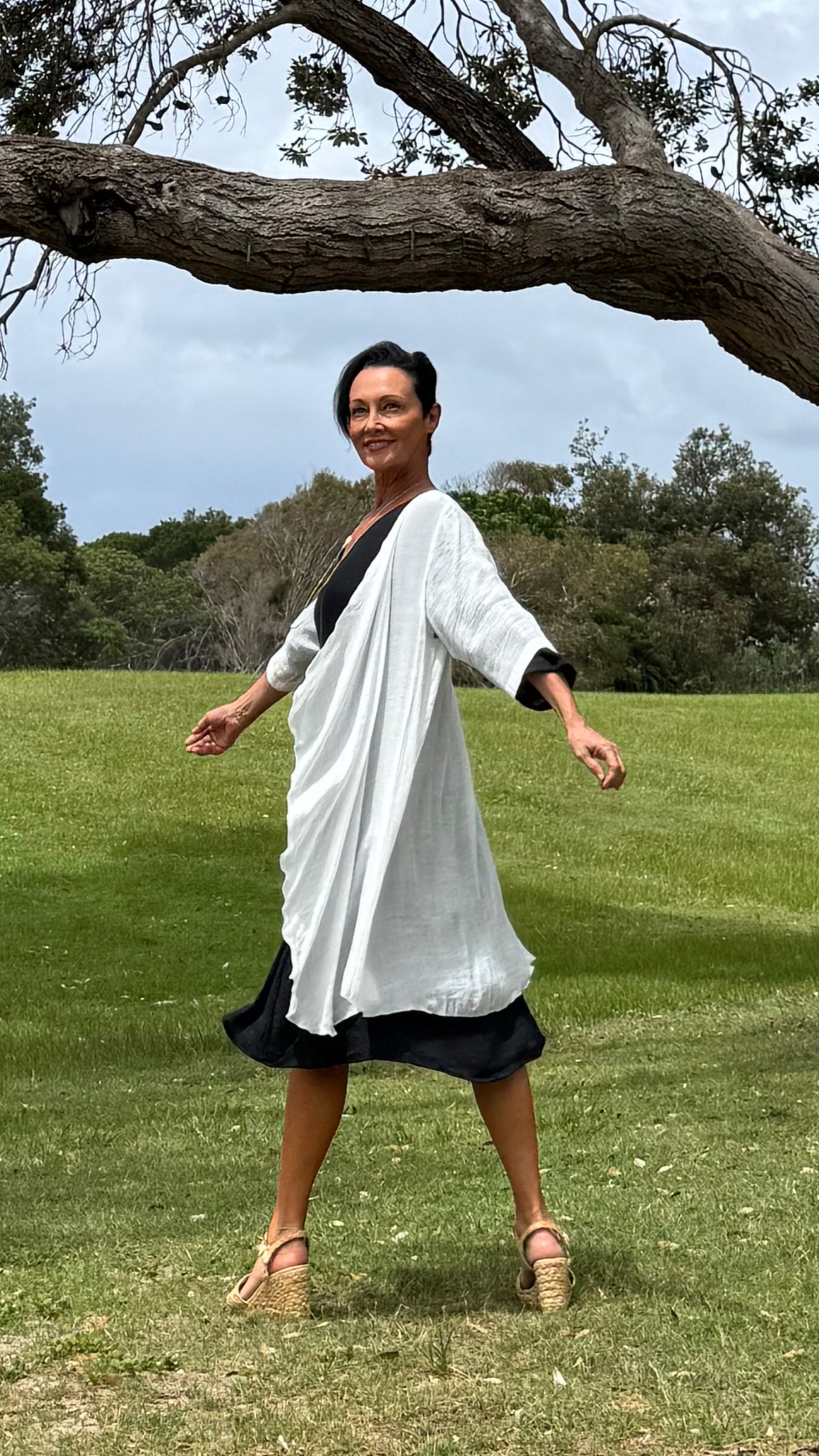 Abigail | Carol Bamboo Midi Dress