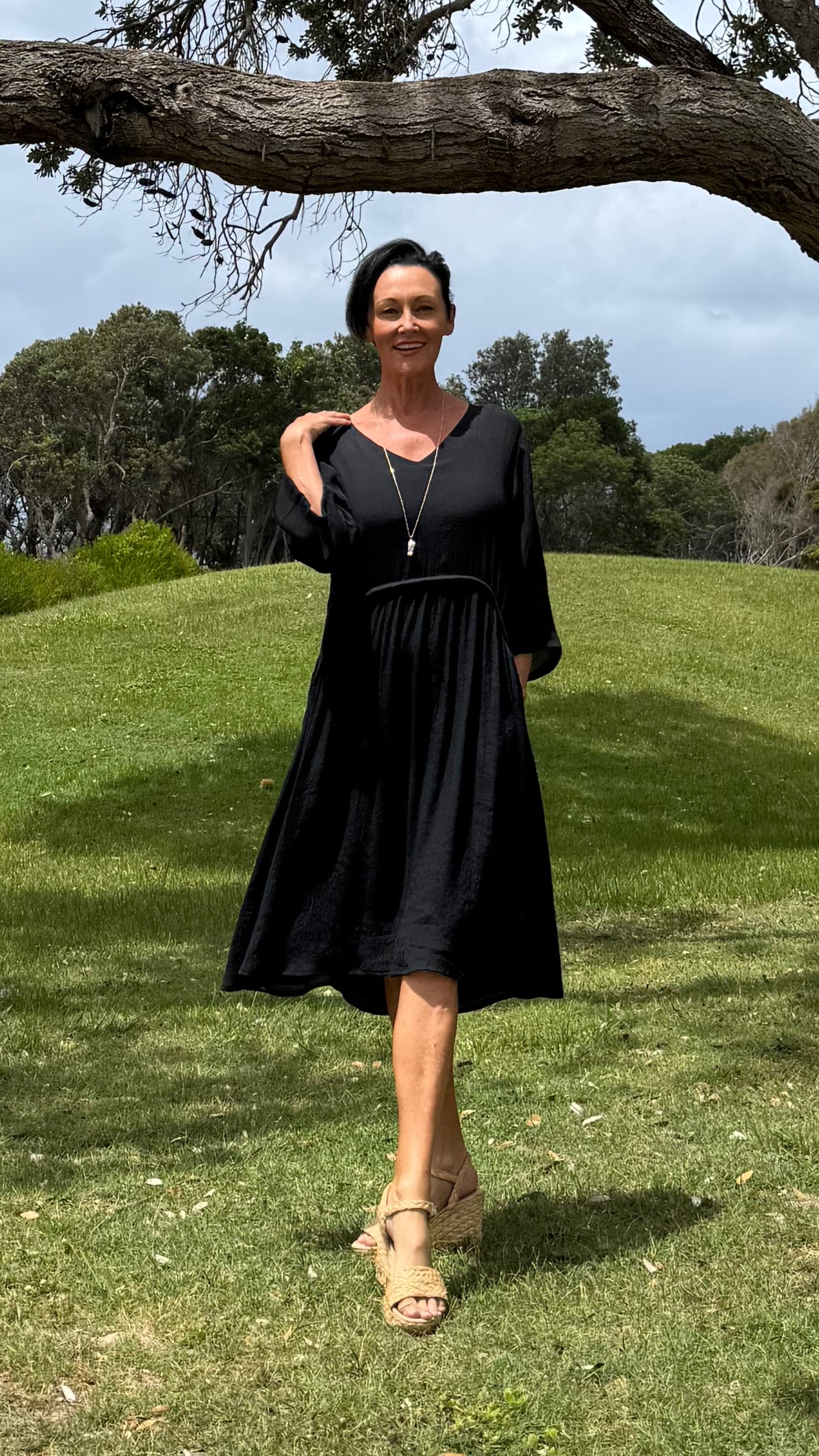 Abigail | Carol Bamboo Midi Dress