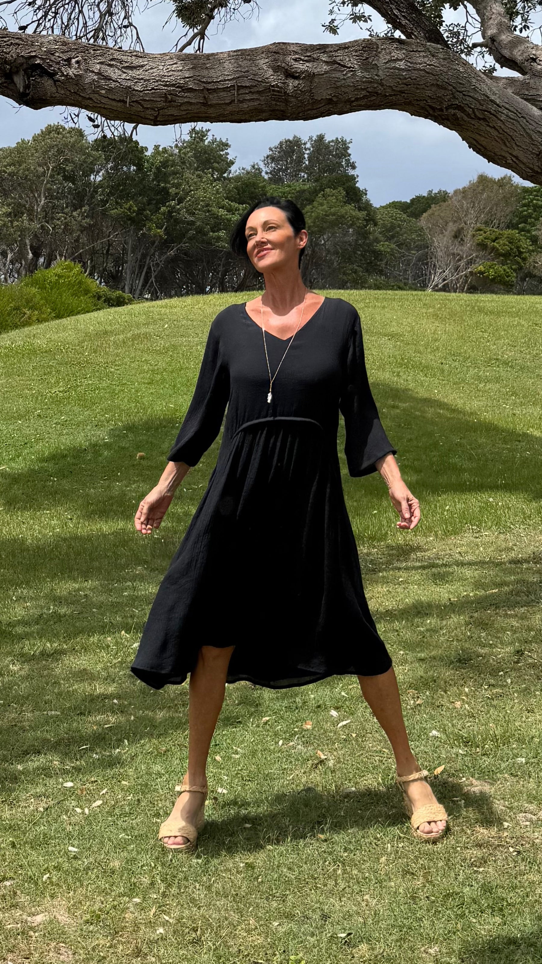 Abigail | Carol Bamboo Midi Dress